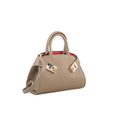Satchel Shoulder Beige Bag