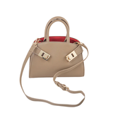 Satchel Shoulder Beige Bag