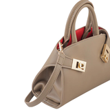 Satchel Shoulder Beige Bag