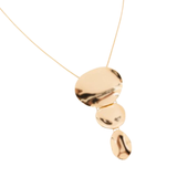 Layered Pendant Necklace – Golden Tone