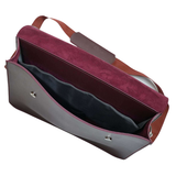 Vertical Laptop Bag Maroon deep red