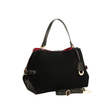 Suede Finish Handbag