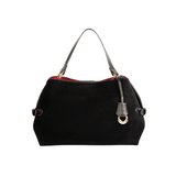 Suede Finish Handbag