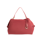 Red Suede Finish Handbag for Women