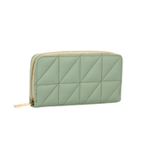 Quilted Green Wallet