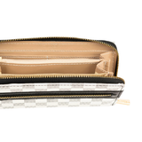 Checkered Wallet zip