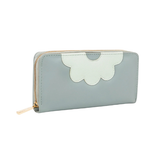Scalloped Wallet blue