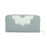 Scalloped Wallet blue