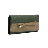 Two-tone Wallet Green