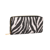 Sequin Printed Wallet black