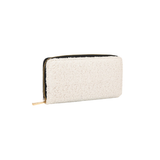 Sequin Wallet off white