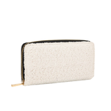 Sequin Wallet off white