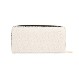 Sequin Wallet off white