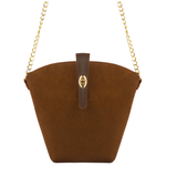 BUCKET SUEDE BROWN bag