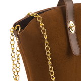 BUCKET SUEDE BROWN bag