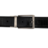 Black stylish belt for men