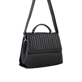 Flap Shoulder Bag -Black