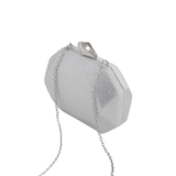 Party Wear Clutch -Silver for women