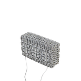 Party Wear Clutch -Silver