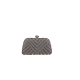 Party Wear Clutch -Silver