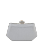 Party Wear Clutch -Silver