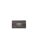 Party Wear Clutch Dark Brown