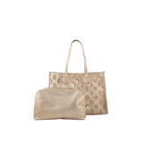 Tote Hand Bags -Light Gold