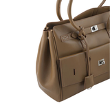 Tote Shoulder Bag -Brown