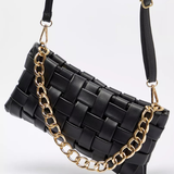 Black shoulder bag