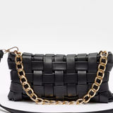 Black shoulder bag