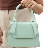 Light green handbag