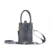 BLISS GREY – Elegant Everyday Faux Leather Handbag