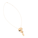 Layered Pendant Necklace – Golden Tone