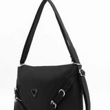 Black handbag cross