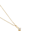 Gold Plated Dainty Diamond Necklace for Women