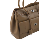 Tote Shoulder Beige Bag