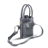 BLISS GREY – Elegant Everyday Faux Leather Handbag