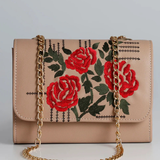 Beige shoulderbag