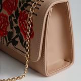Beige shoulderbag