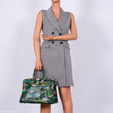 Vintage Hermes Birkin 35 Green Camouflage Swift with Palladium Hardware