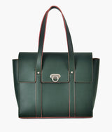 Sac cartable fourre-tout vert armée