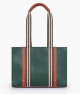 Sac fourre-tout à longue bandoulière vert kaki