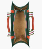 Sac fourre-tout à longue bandoulière vert kaki