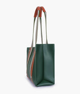 Sac fourre-tout à longue bandoulière vert kaki