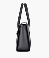 Black carry-all satchel bag  for women