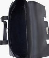 Black carry-all satchel bag  for women