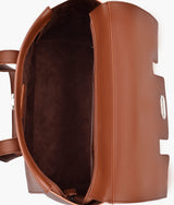 Brown carry-all satchel bag for women