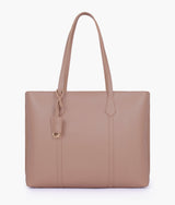 Brown luxe everyday tote for women