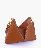 Brown color triangle flex bag