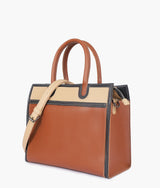 Brown color vintage handbag